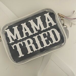 Clear crossbody purse